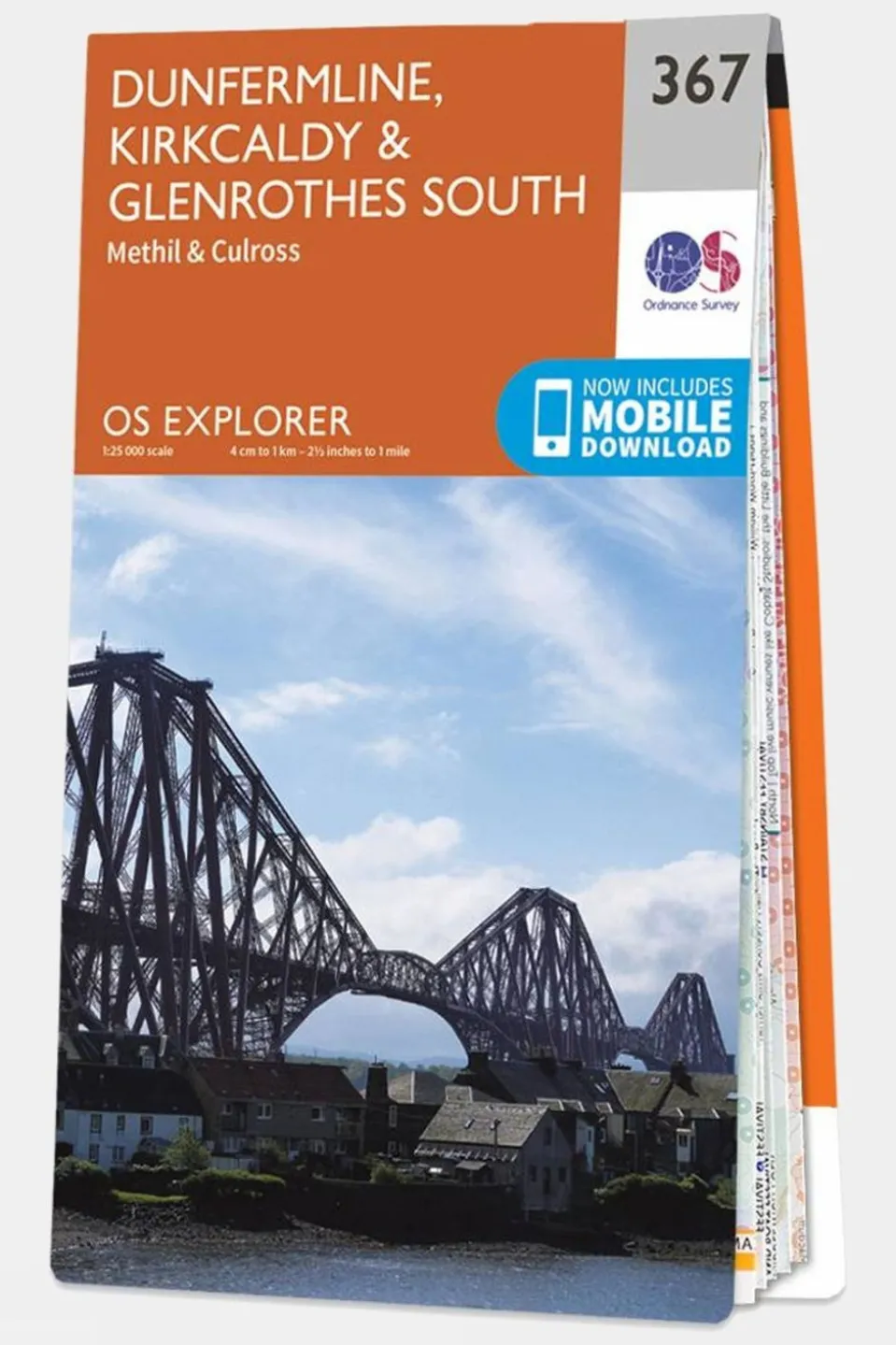 Explorer Map 367 Dunfermline, Kirkcaldy and Glenrothes South