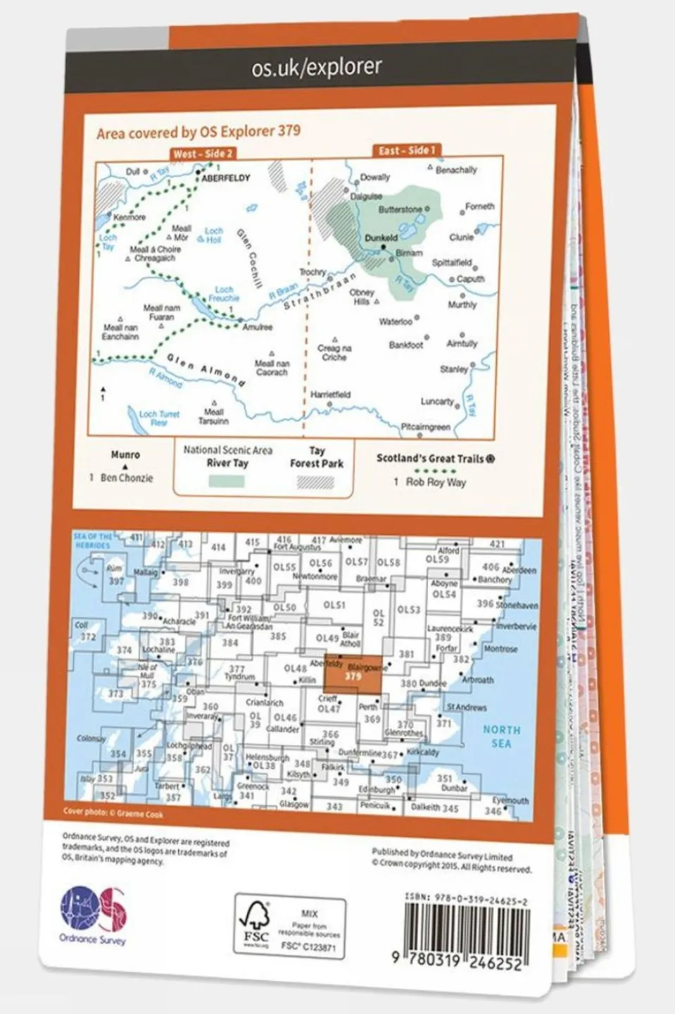 Explorer Map 379 Dunkeld, Aberfeldy and Glen Almond
