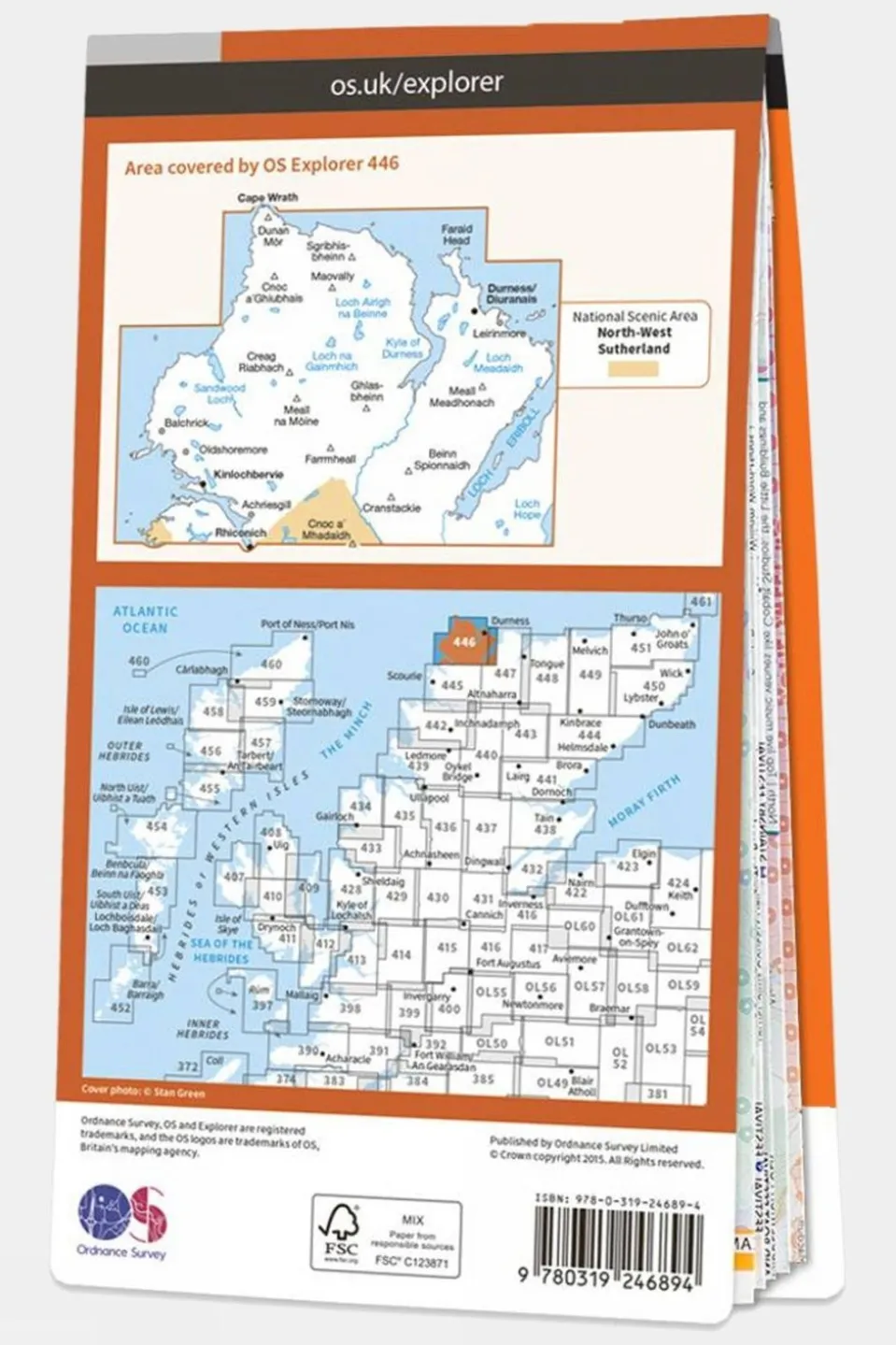 Explorer Map 446 Durness and Cape Wrath