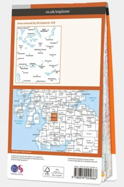 Explorer Map 334 East Kilbride, Galston and Darvel
