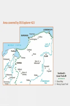 Explorer Map 423 Elgin, Forres and Lossiemouth