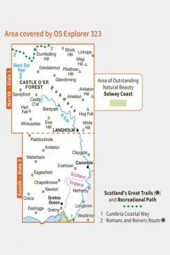 Explorer Map 323 Eskdale and Castle O'er Forest