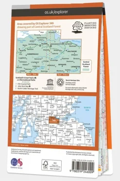 Explorer Map 349 Falkirk, Cumbernauld and Livingston