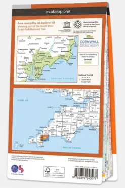 Explorer Map 105 Falmouth and Mevagissey