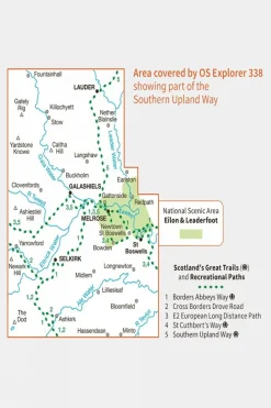 Explorer Map 338 Galashiels, Selkirk and Melrose