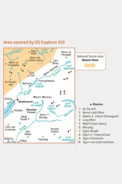 Explorer Map 429 Glen Carron and West Monar