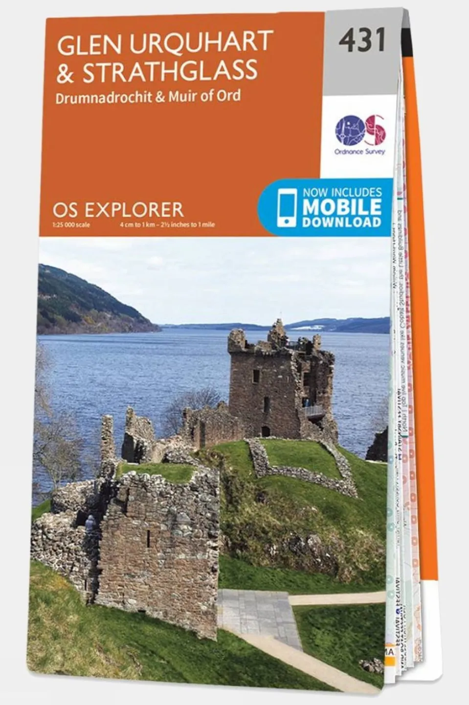 Explorer Map 431 Glen Urquhart and Strathglass