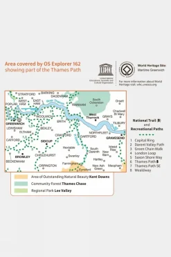 Explorer Map 162 Greenwich and Gravesend