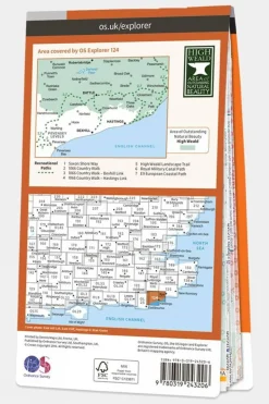 Explorer Map 124 Hastings and Bexhill