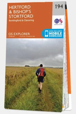 Explorer Map 194 Hertford and Bishops Stortford