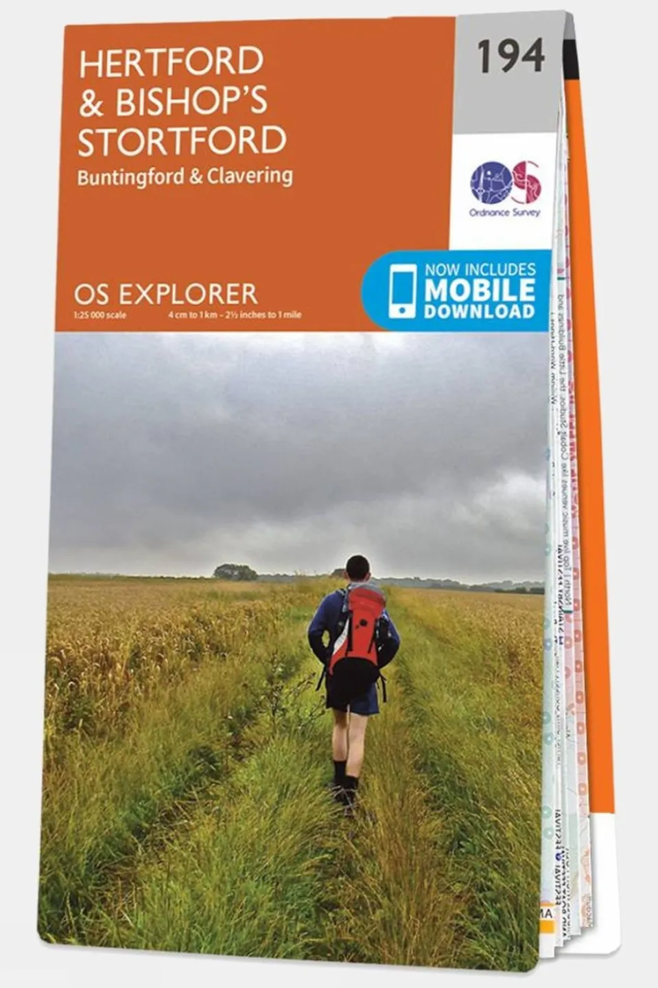 Explorer Map 194 Hertford and Bishops Stortford