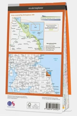Explorer Map 340 Holy Island and Bamburgh