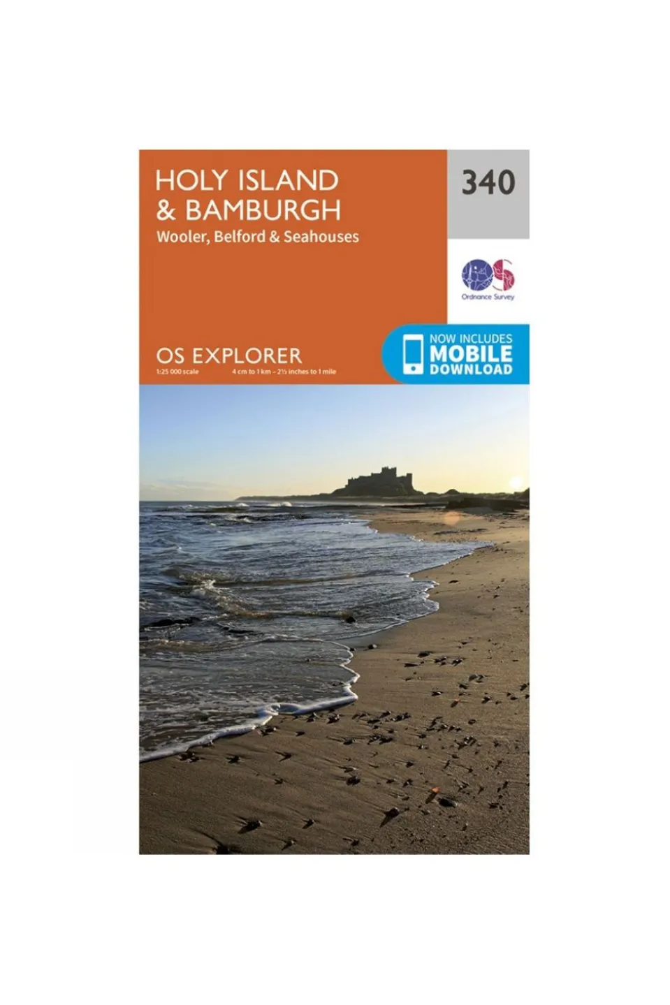 Explorer Map 340 Holy Island and Bamburgh