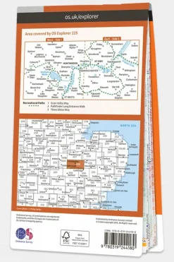Explorer Map 225 Huntingdon and St Ives