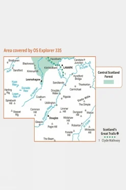 Explorer Map 335 Lanark and Tinto Hills