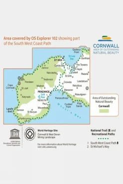 Explorer Map 102 Land's End