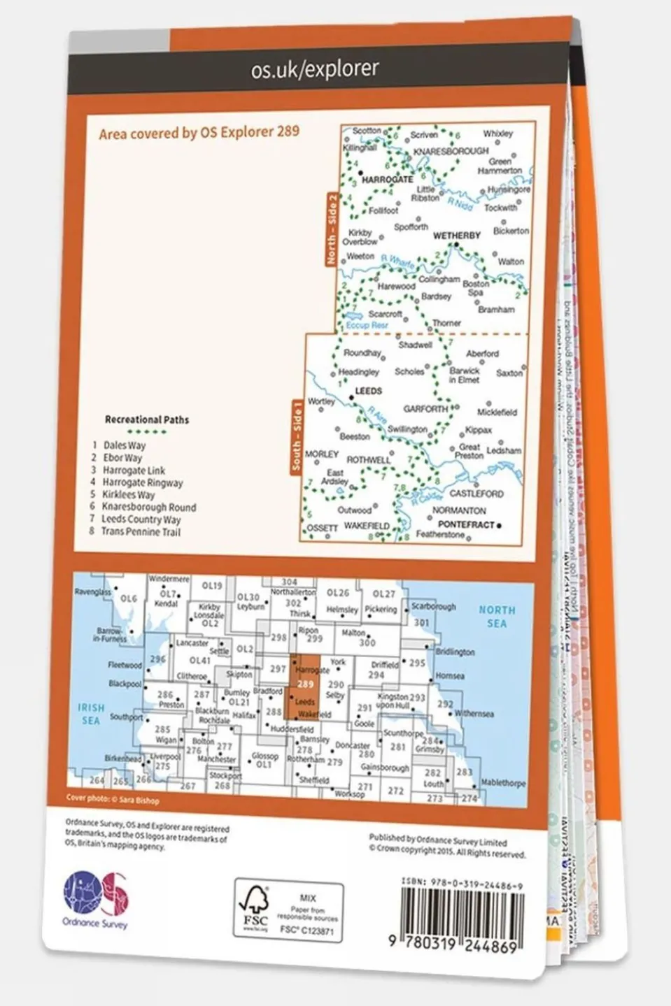 Explorer Map 289 Leeds