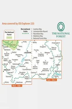 Explorer Map 233 Leicester and Hinckley