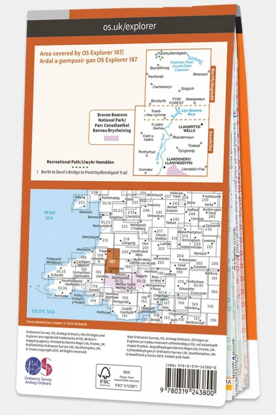 Explorer Map 187 Llandovery