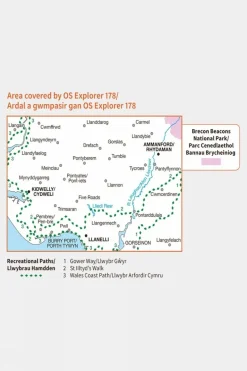Explorer Map 178 Llanelli and Ammanford