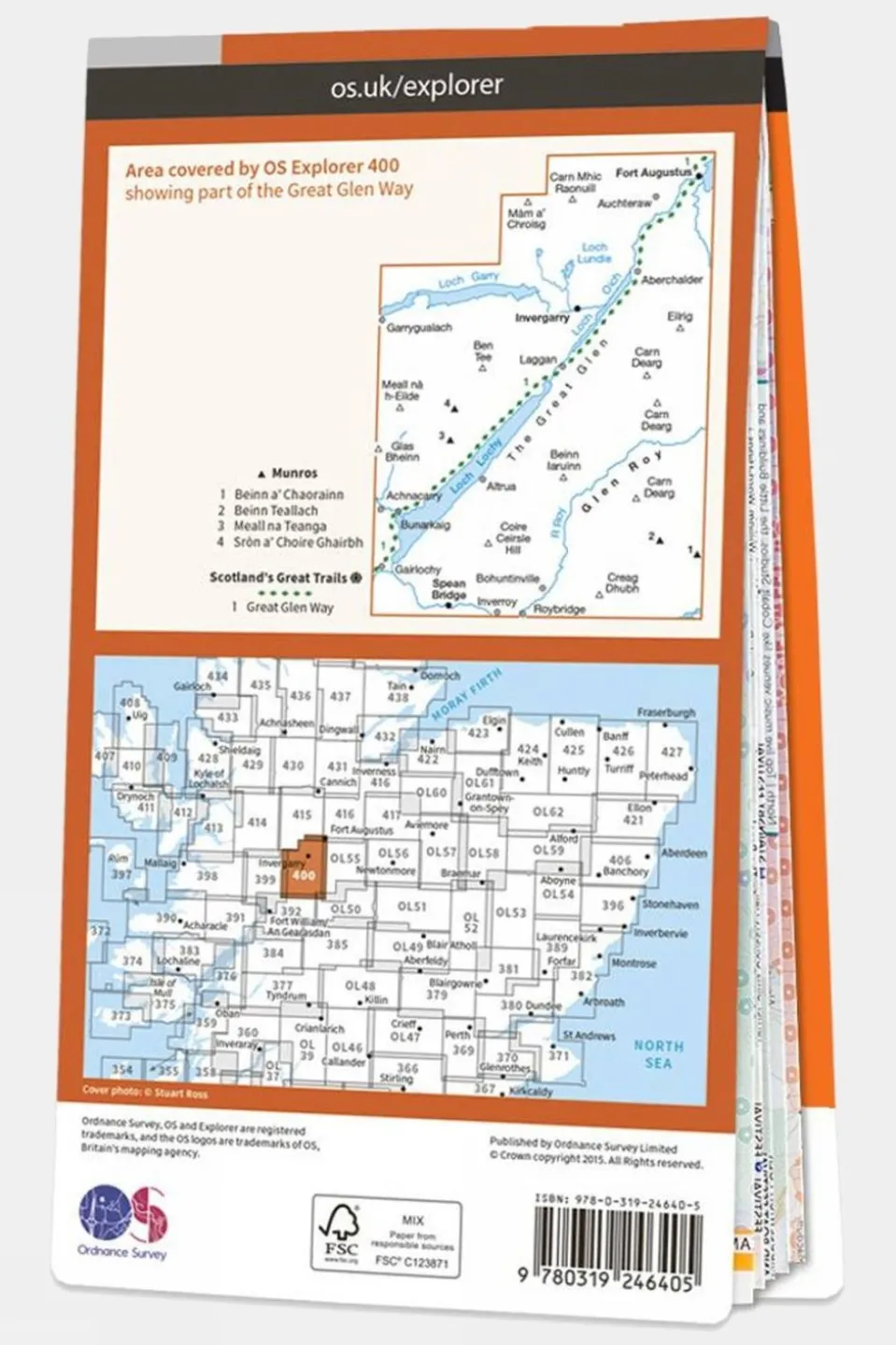 Explorer Map 400 Loch Lochy and Glen Roy