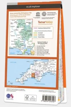 Explorer Map 108 Lower Tamar Valley and Plymouth
