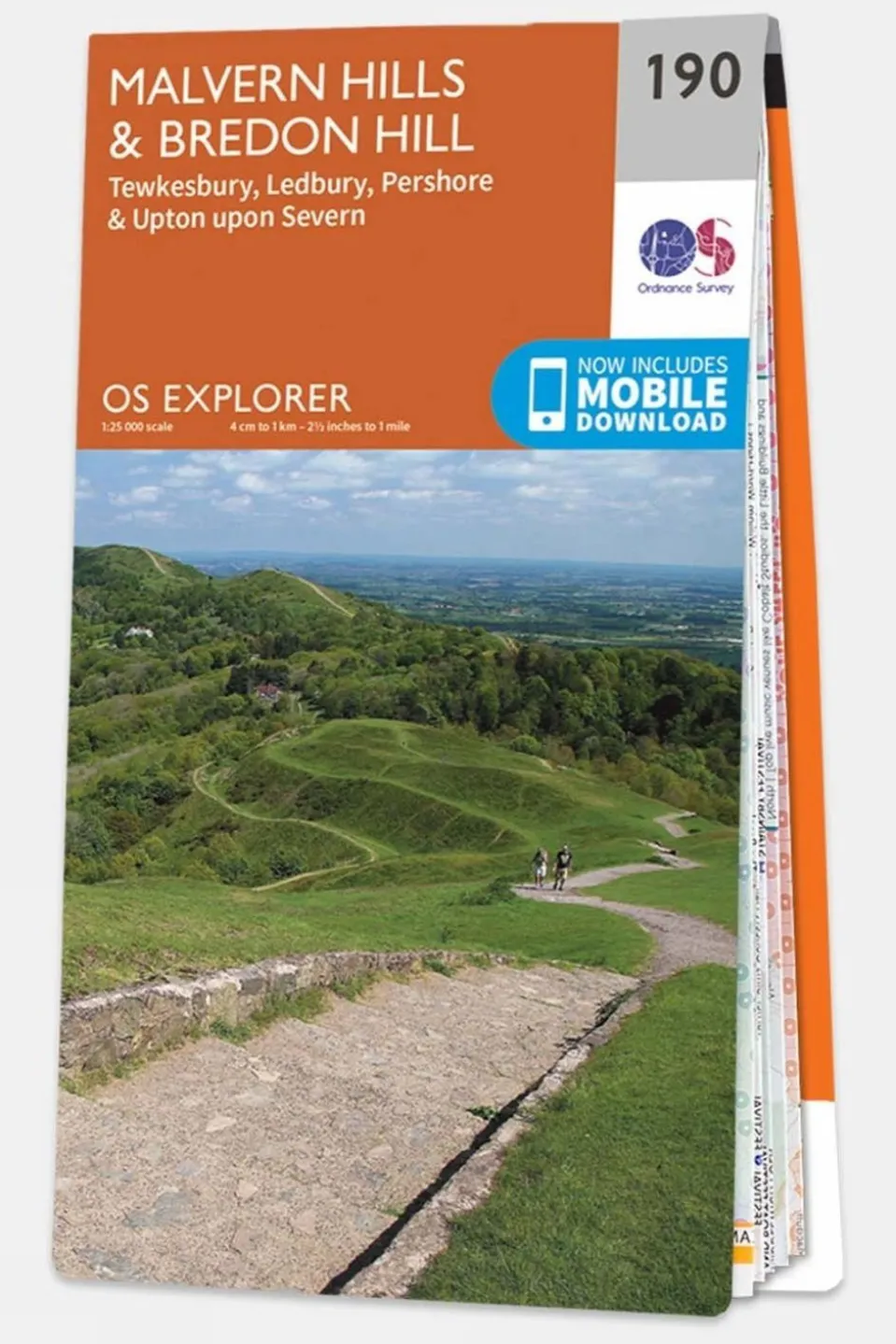 Explorer Map 190 Malvern Hills and Bredon Hill
