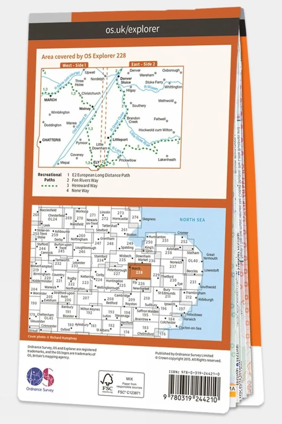 Explorer Map 228 March and Ely