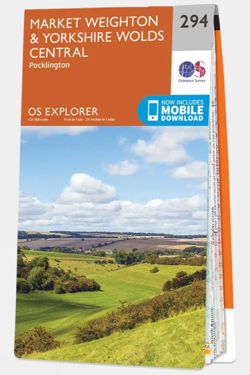 Explorer Map 294 Market Weighton and Yorkshire Wolds Central