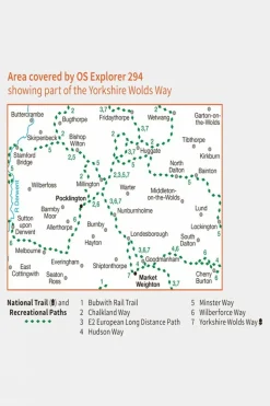 Explorer Map 294 Market Weighton and Yorkshire Wolds Central