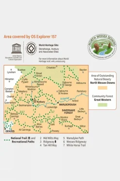 Explorer Map 157 Marlborough and Savernake Forest