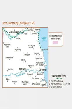 Explorer Map 325 Morpeth and Blyth