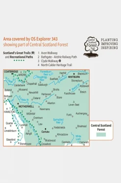 Explorer Map 343 Motherwell and Coatbridge