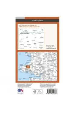 Explorer Map 185 Newcastle Emlyn