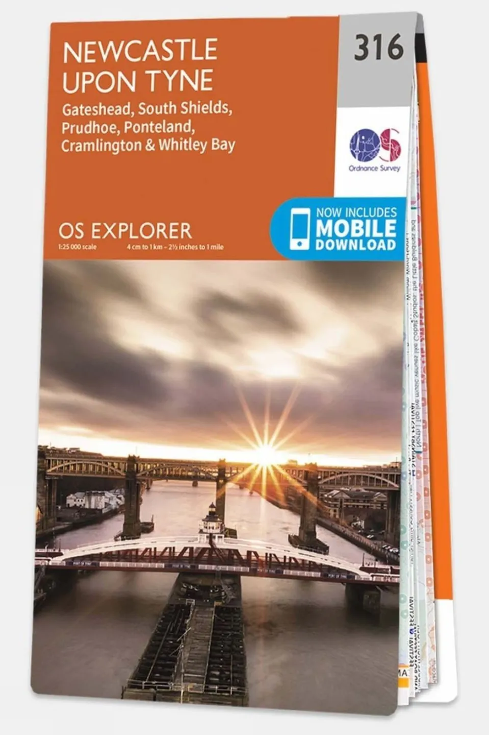 Explorer Map 316 Newcastle upon Tyne