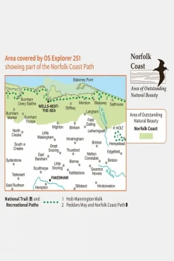 Explorer Map 251 Norfolk Coast Central