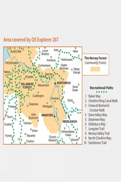 Explorer Map 267 Northwich and Delamere Forest