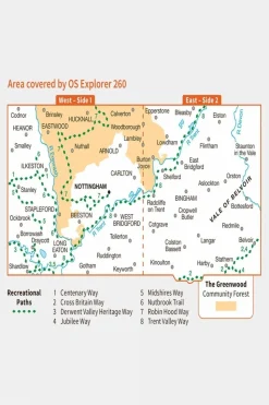 Explorer Map 260 Nottingham