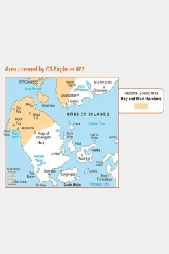 Explorer Map 462 Orkney - Hoy, South Walls and Flotta