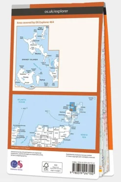 Explorer Map 464 Orkney - Westray, Papa Westray, Rousay, Egilsay and Wyre