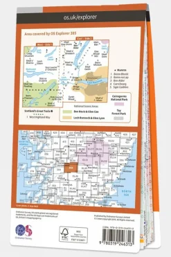 Explorer Map 385 Rannoch Moor and Ben Alder