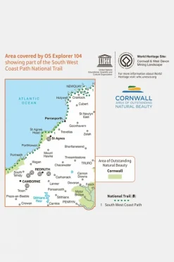 Explorer Map 104 Redruth and St Agnes