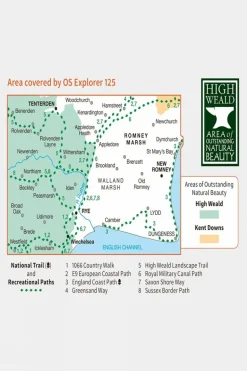 Explorer Map 125 Romney Marsh, Rye and Winchelsea
