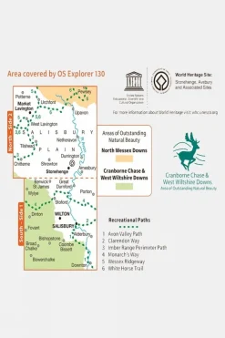 Explorer Map 130 Salisbury and Stonehenge
