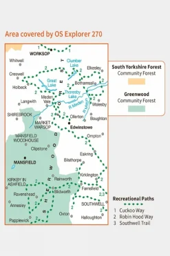 Explorer Map 270 Sherwood Forest