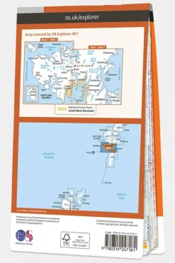 Explorer Map 467 Shetland - Mainland Central