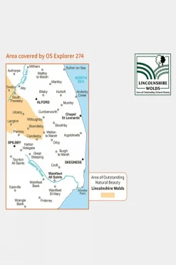 Explorer Map 274 Skegness, Alford and Spilsby