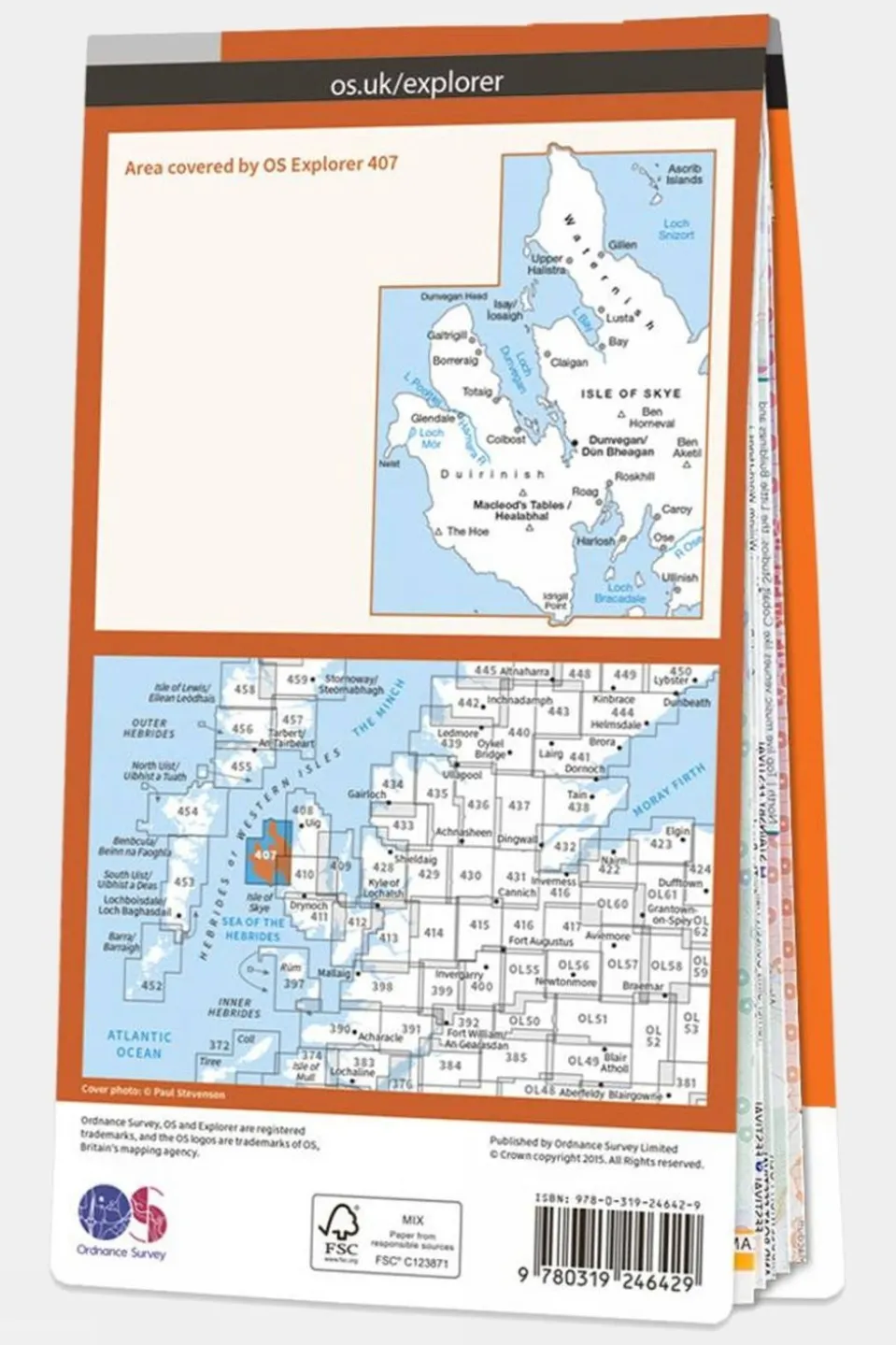 Explorer Map 407 Skye - Dunvegan