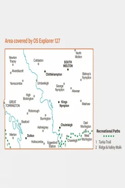 Explorer Map 127 South Molton and Chulmleigh