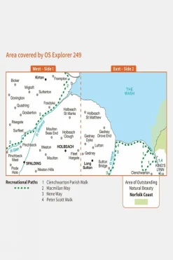 Explorer Map 249 Spalding and Holbeach